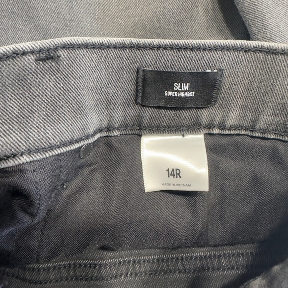 EXPRESS SLIM SUPER HIGH RISE STRETCH JEANS SIZE 14 - Picture 8 of 11